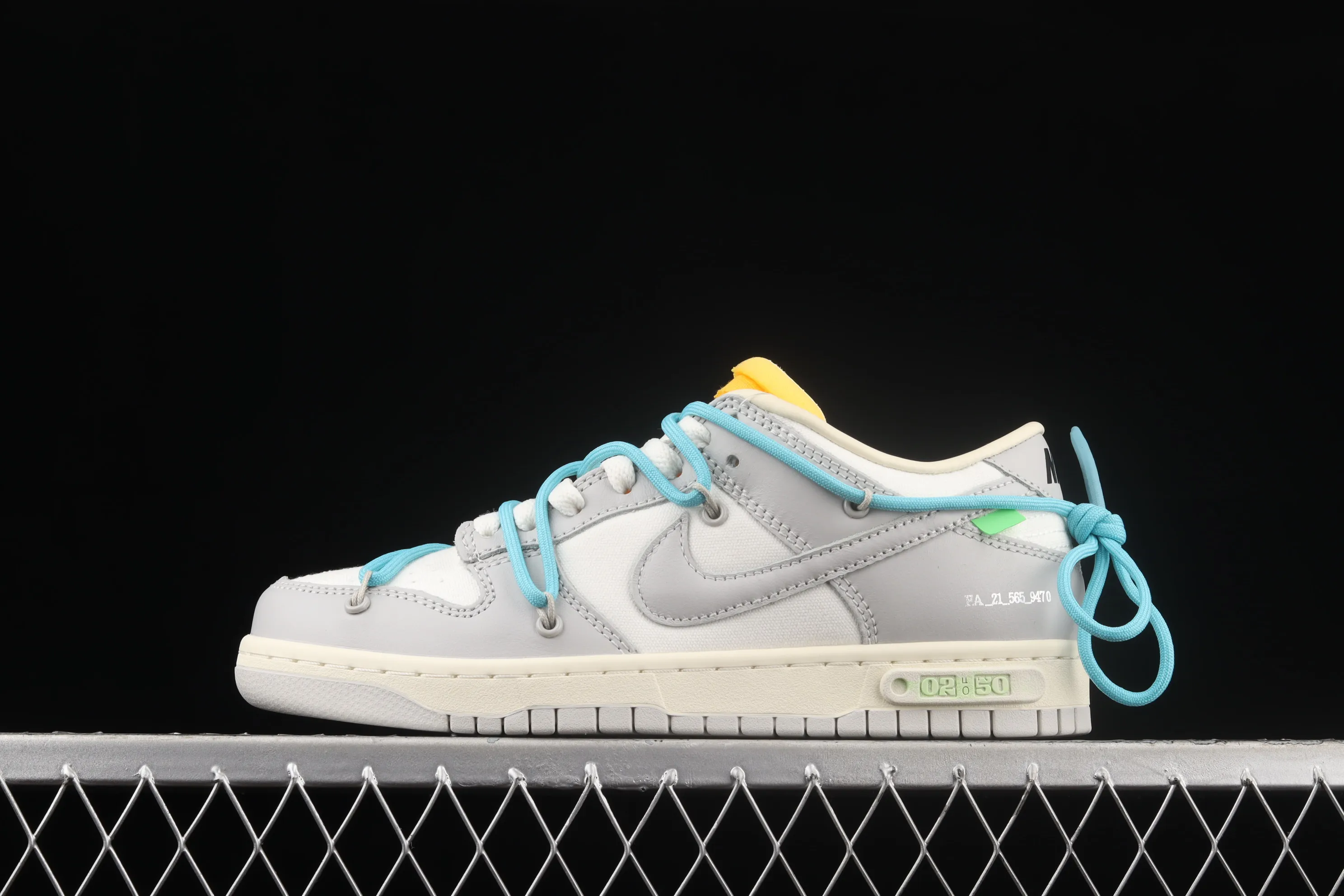 All Categories Nk SB Dunk Series Nk SB Dunk Low Low-top Sneakers #ZG Version OF x Nk Dunk Low OW White Gray Casual Sports Skateboard Shoes DM1602-115